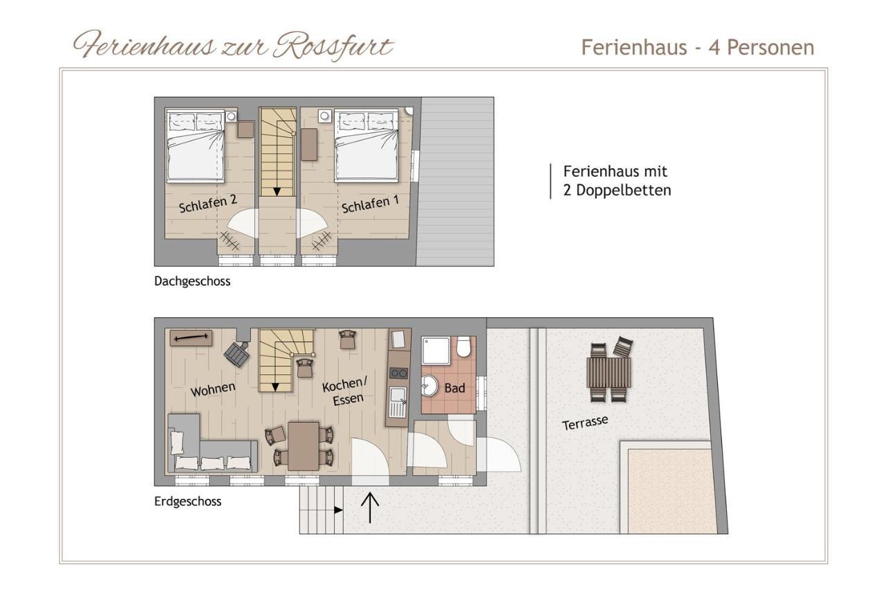 Ferienhaus Zur Rossfurt Tangermünde Eksteriør bilde